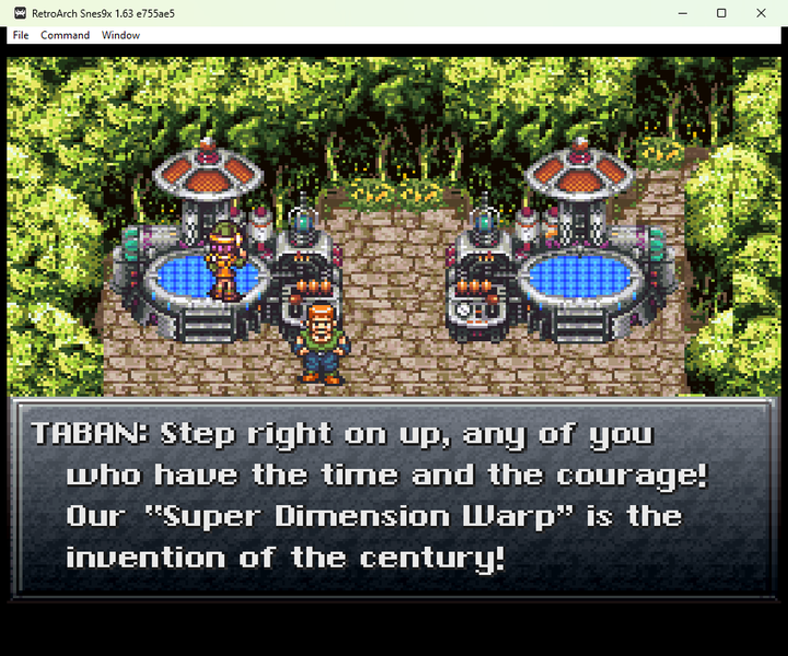 Screenshot at Reached Telepod