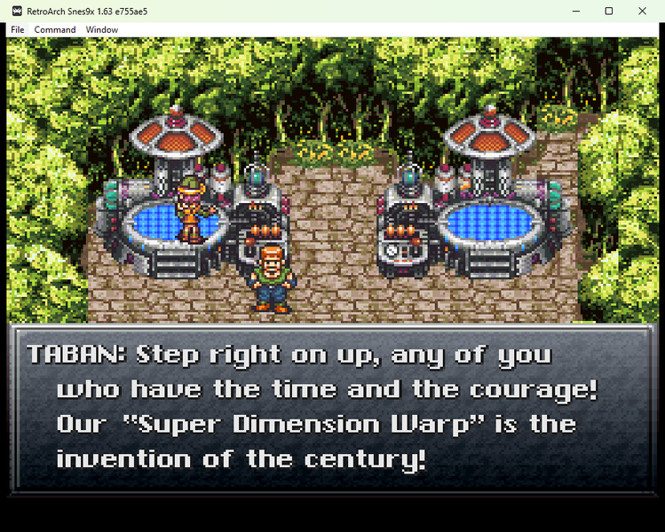 Screenshot at Reached Telepod